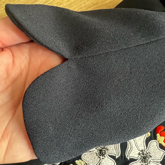 TED BAKER Kyoto Garden print embroidered floral butterfly collar blouse top - Picture 5 of 13